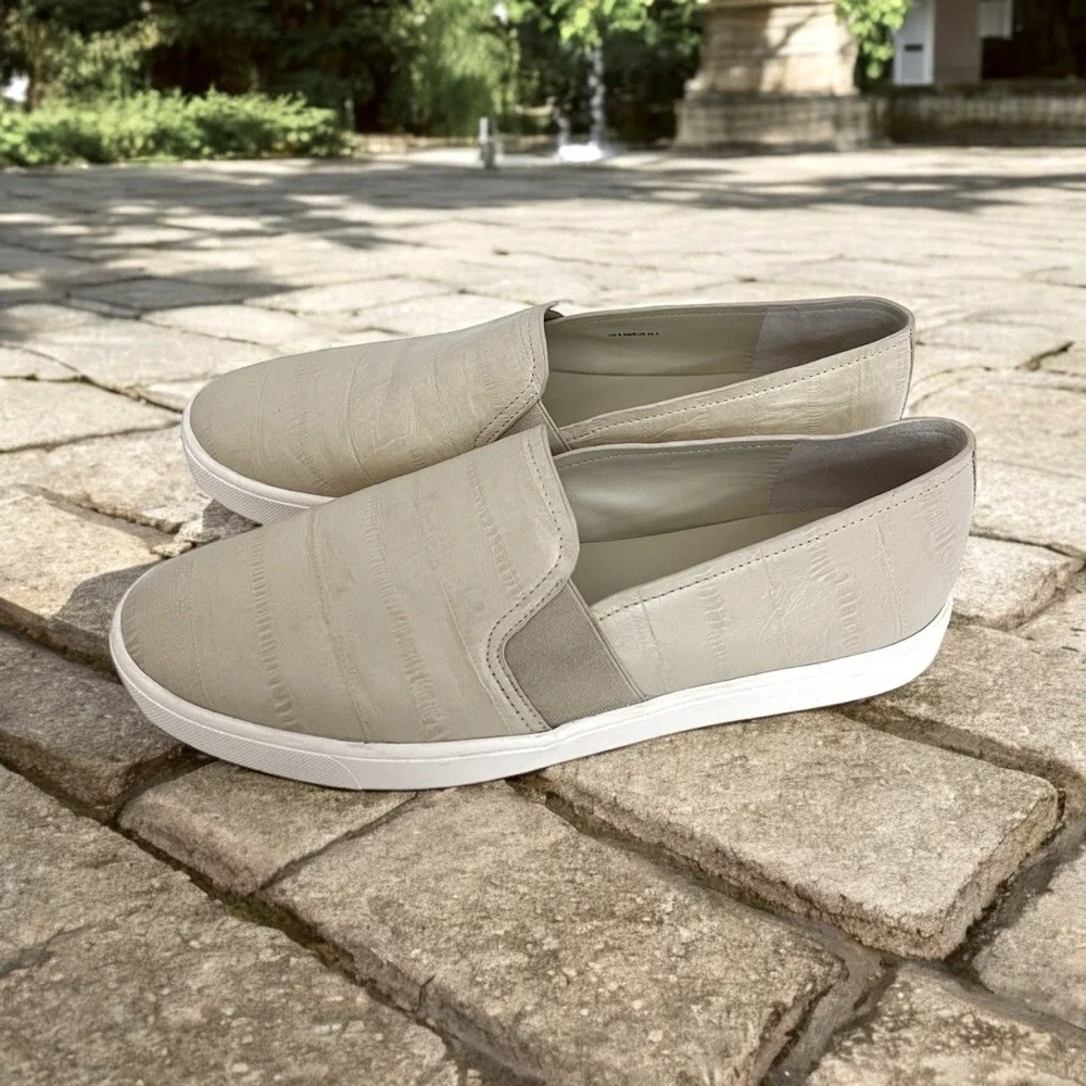 Vince Slip-on Sneakers Walking Casual  Leather Upper‎ Shoes